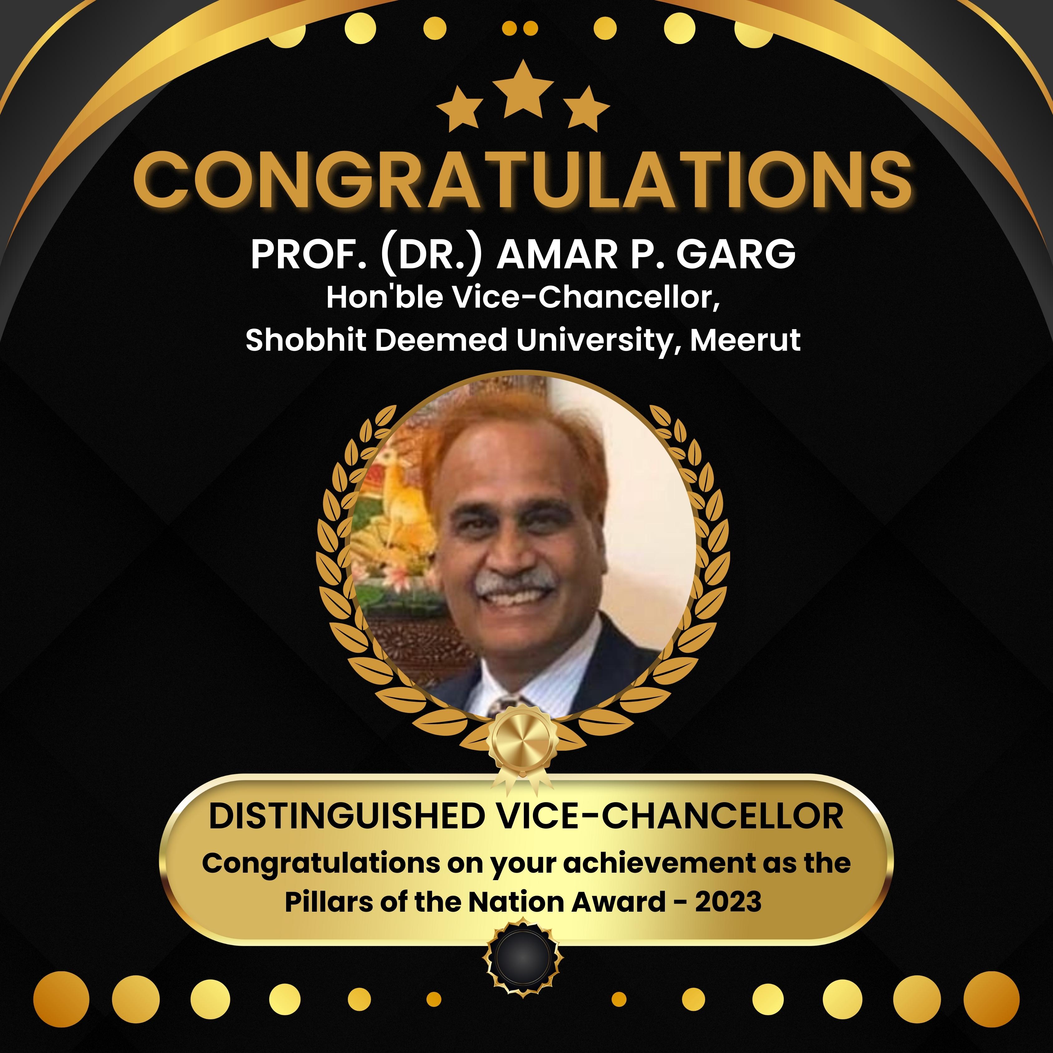 Prof. (Dr.) Amar P. Garg